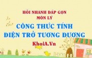 Công thức tính điện trở tương đương trong đoạn mạch nối...